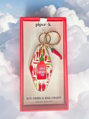 PIPER K HOT CHILI PEPPER SPICE UP YOUR LIFE, KEYCHAIN BAG CHARM TIK TOK VIRAL